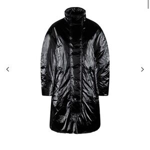 Isabel Marant Etoile Shiny Debby Puffer Coat - Black - FR 38 / 6